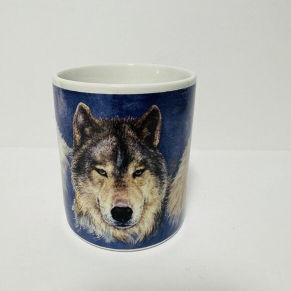 Wolf Wolves Coffee Mug Friends of The Forest Wild Animal Nature 8 oz 3 5/8 in - Picture 5 of 9